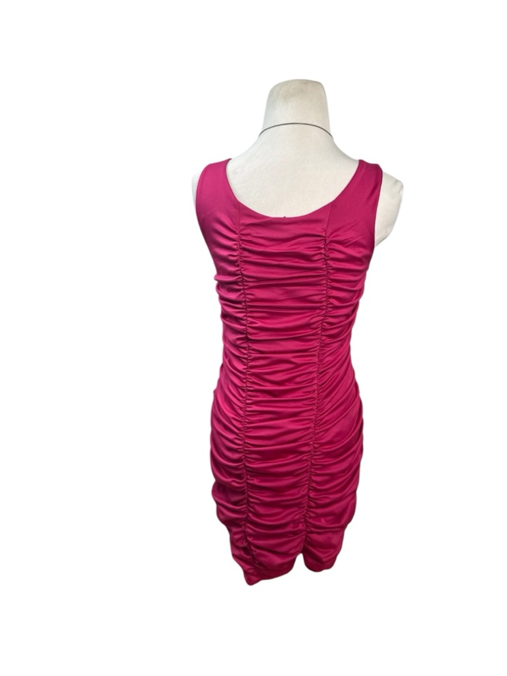 H&M Hot Pink Rouched Dress - Picture 3 of 8